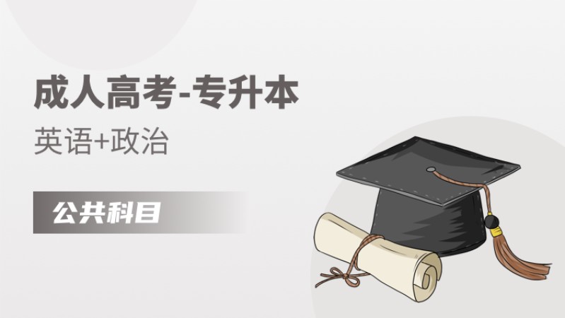 成人高考-专升本-公共科目